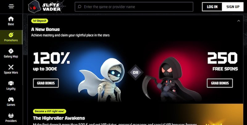 Discover the Thrill of SlotsVader Casino with Exclusive Bonus Offers